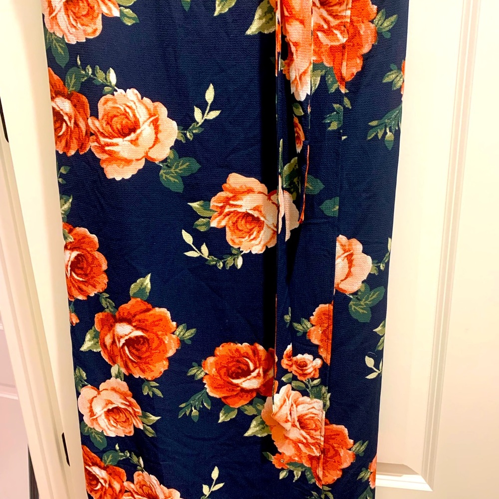 Long floral dress